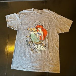 Disney Large Gray Aerial Little Mermaid T-Shirt